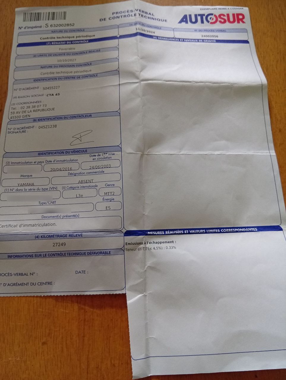 Photo YAMAHA FAZER 1000