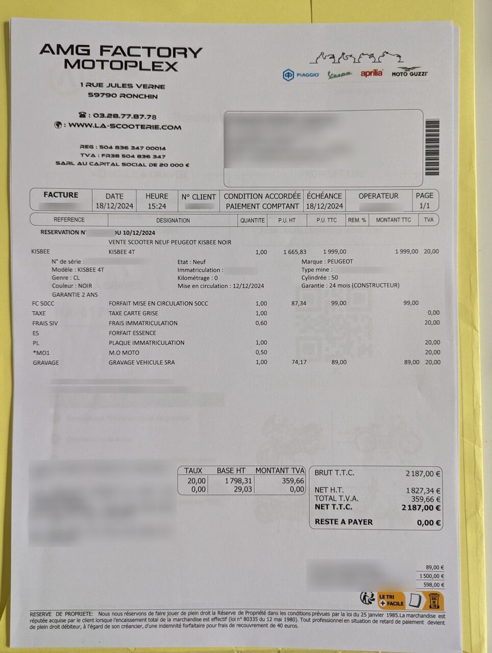 Photo PEUGEOT KISBEE