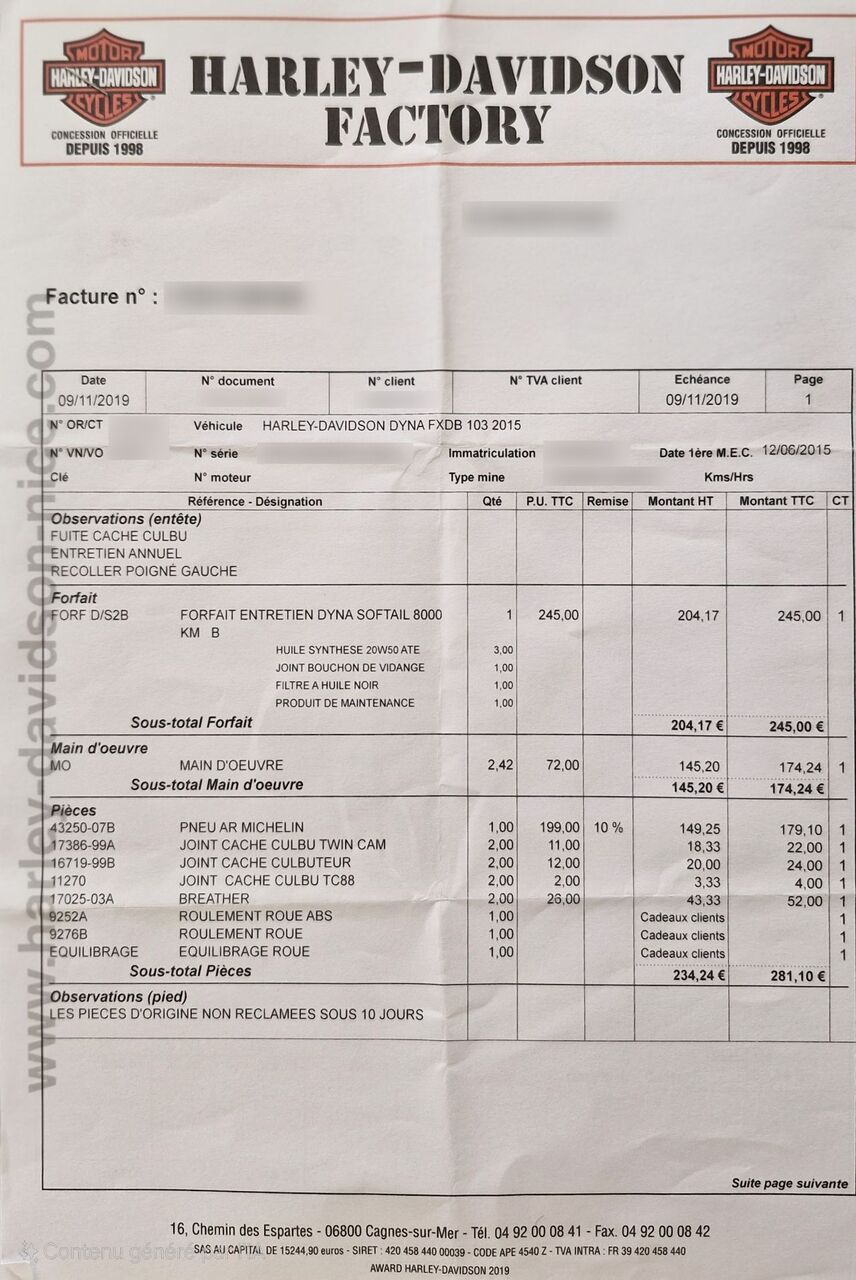 Photo HARLEY DAVIDSON STREET