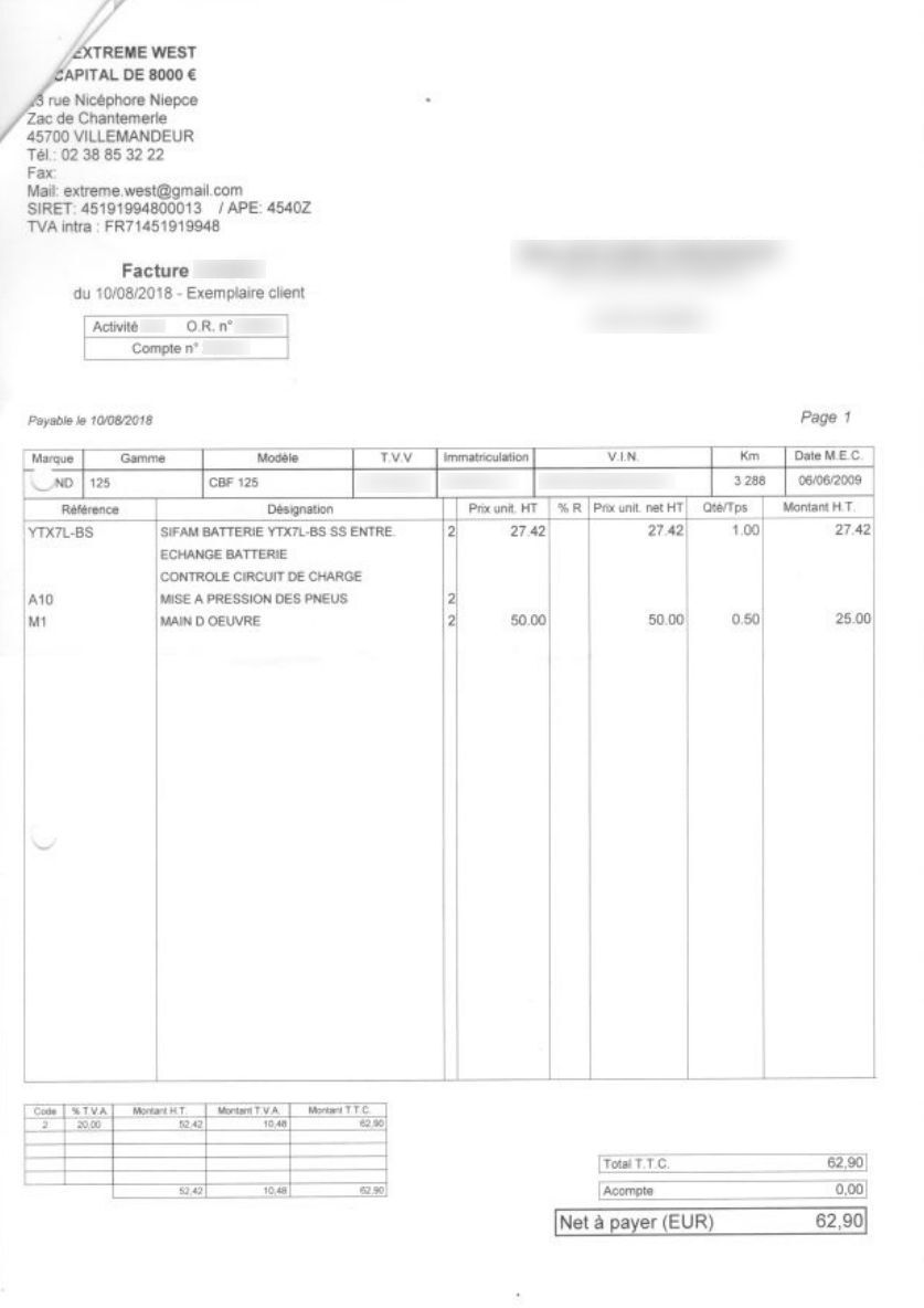 Photo HONDA CBF 125 M