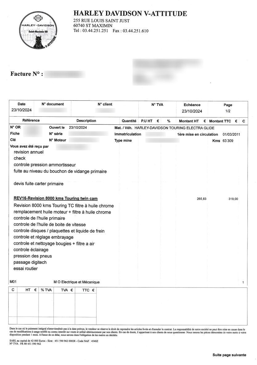 Photo HARLEY DAVIDSON GLIDE