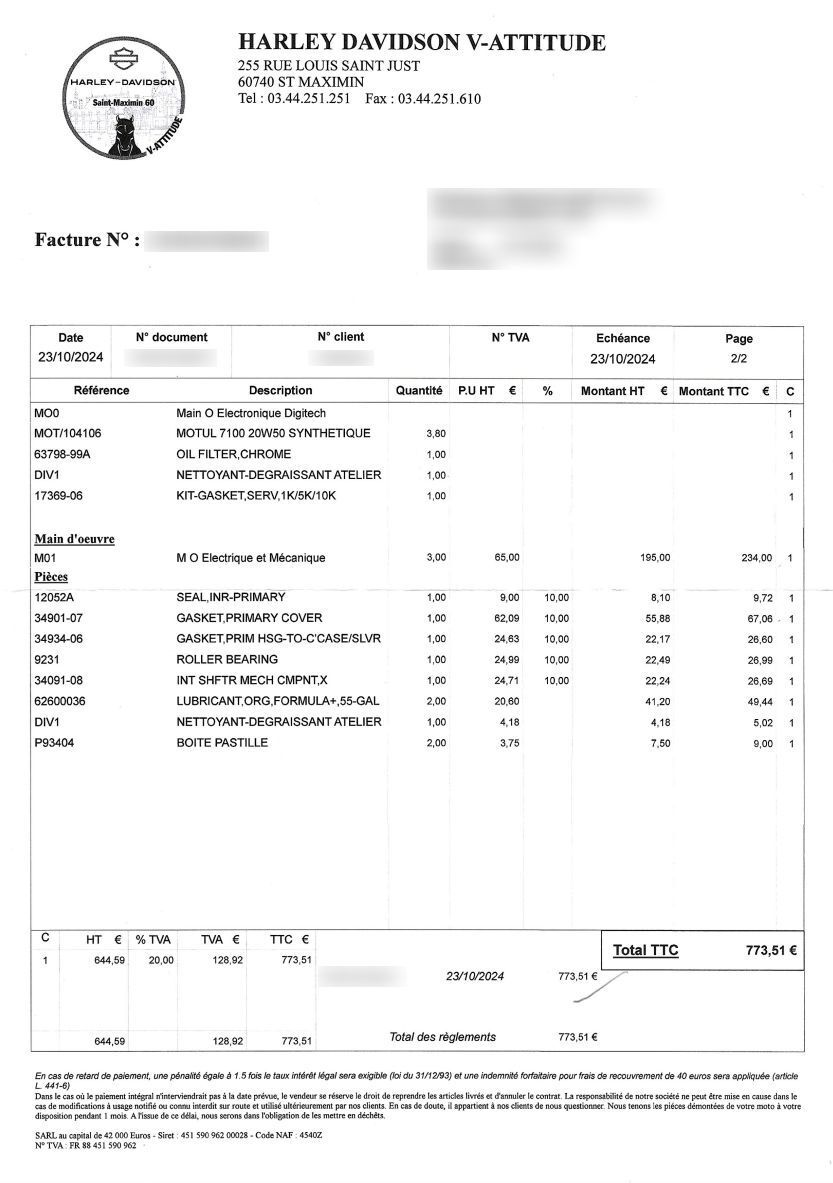 Photo HARLEY DAVIDSON GLIDE