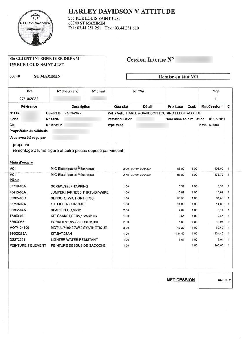 Photo HARLEY DAVIDSON GLIDE