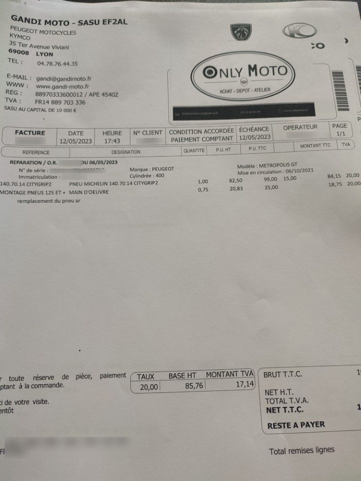 Photo PEUGEOT METROPOLIS