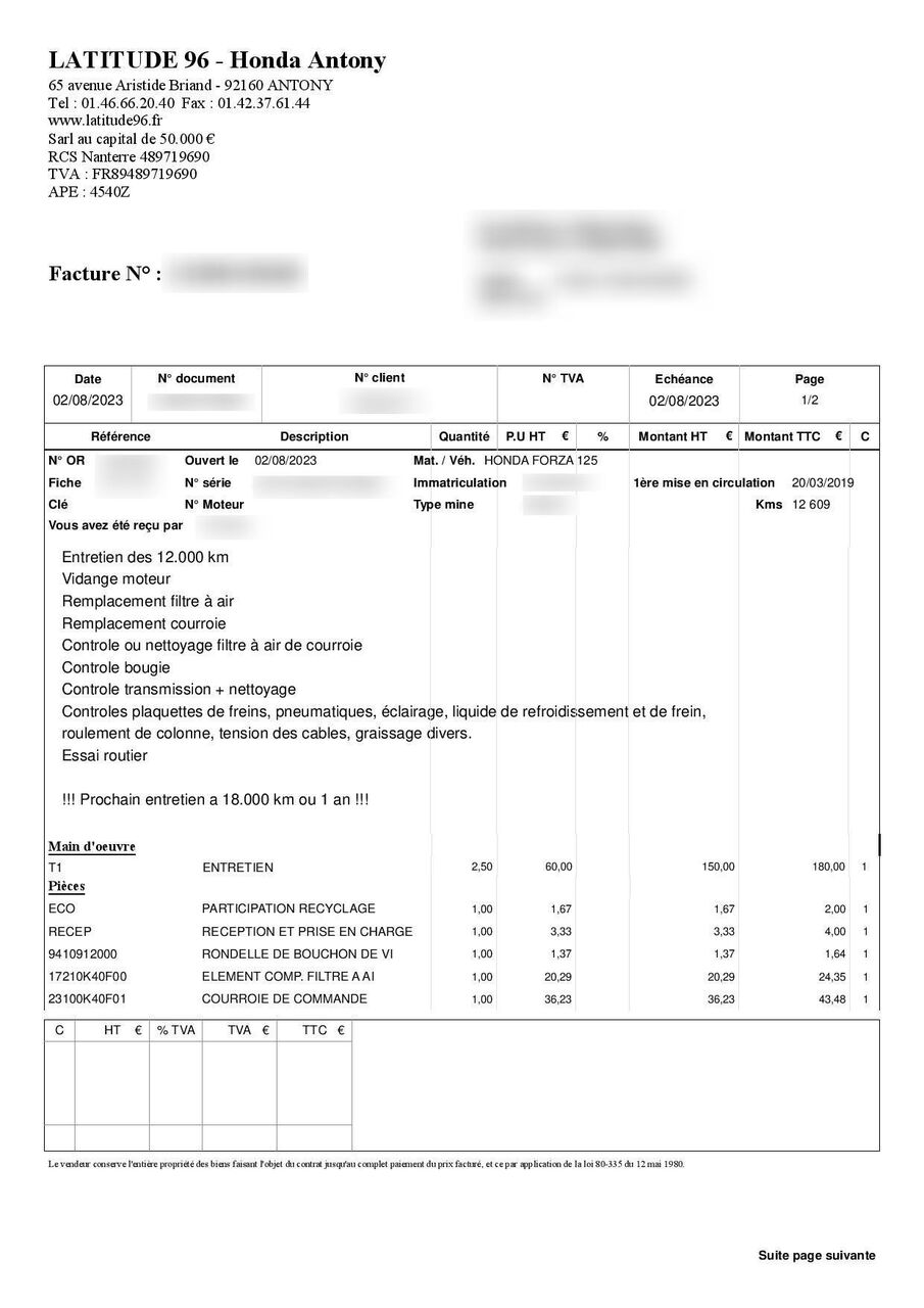 Photo HONDA NSS125AD