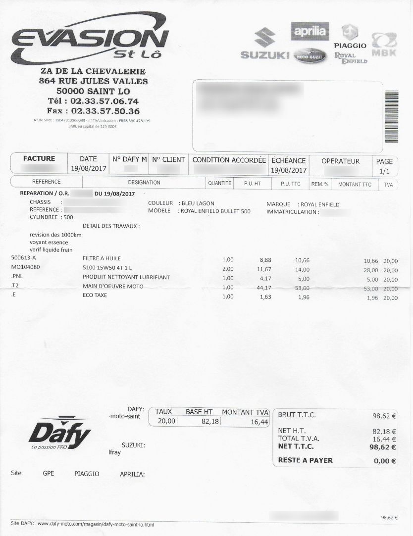 Photo ROYAL ENFIELD BULLET