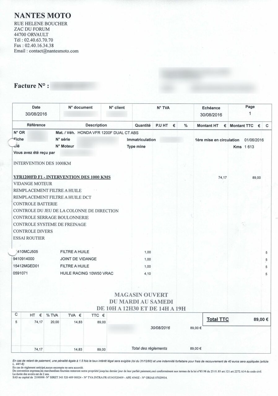 Photo HONDA VFR 1200 FD