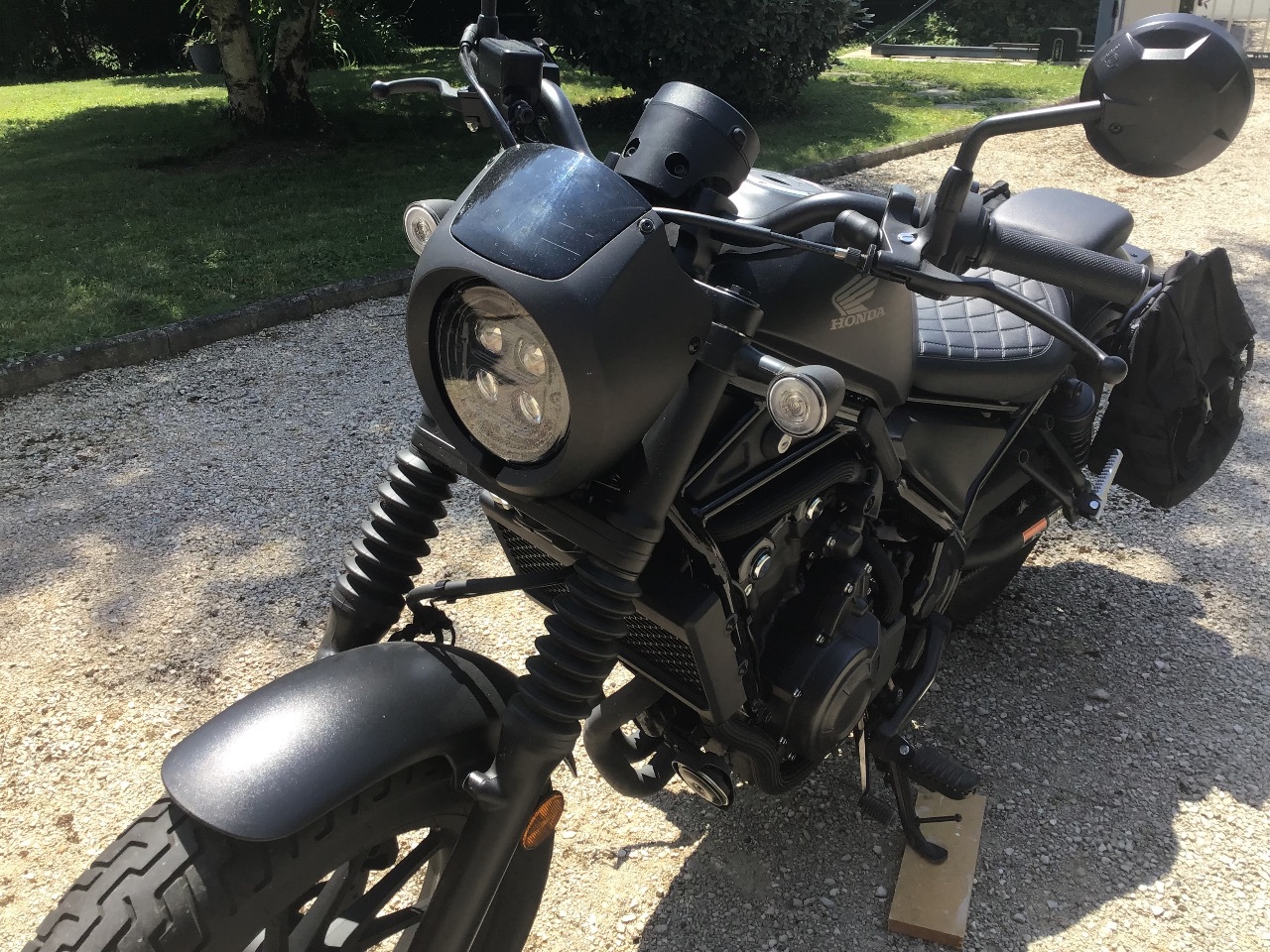 Photo HONDA REBEL 500 BLACK