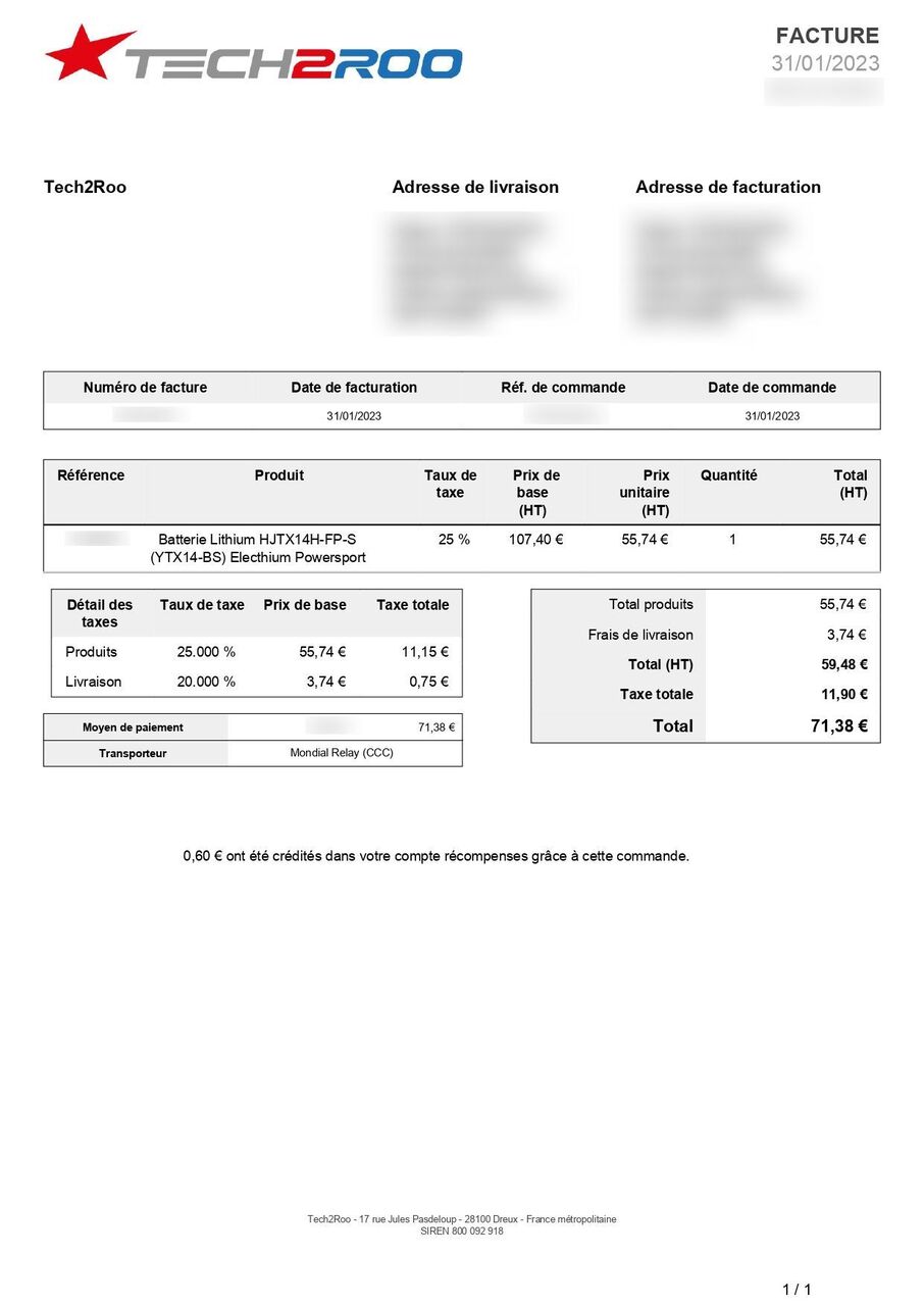 Photo SUZUKI GSX 1400