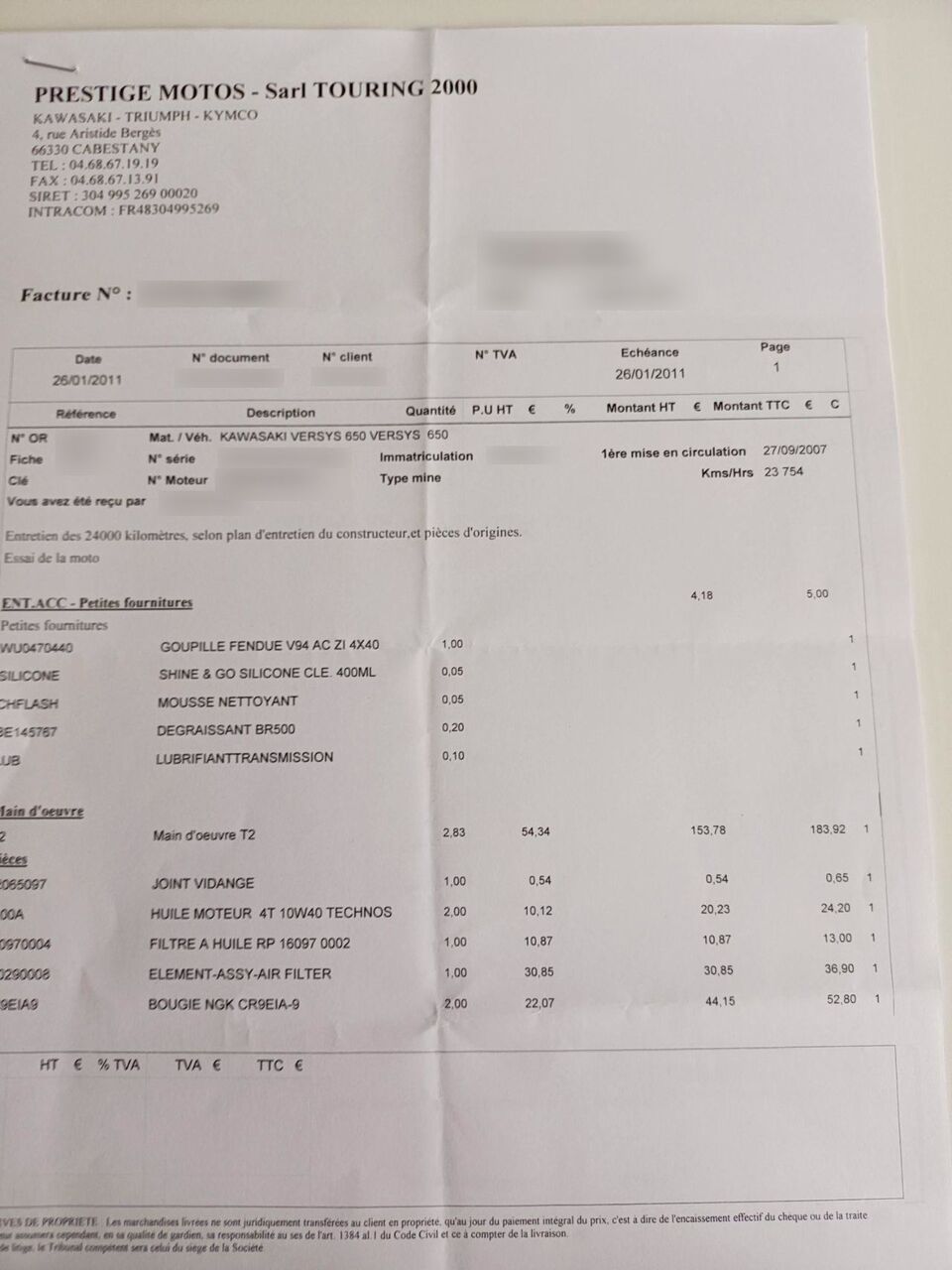 Photo KAWASAKI VERSYS