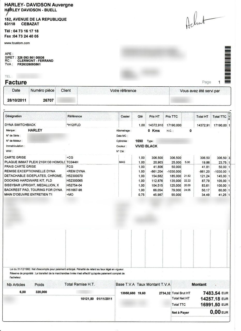 Photo HARLEY DAVIDSON FXD