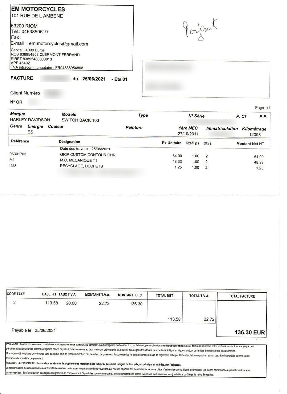 Photo HARLEY DAVIDSON FXD