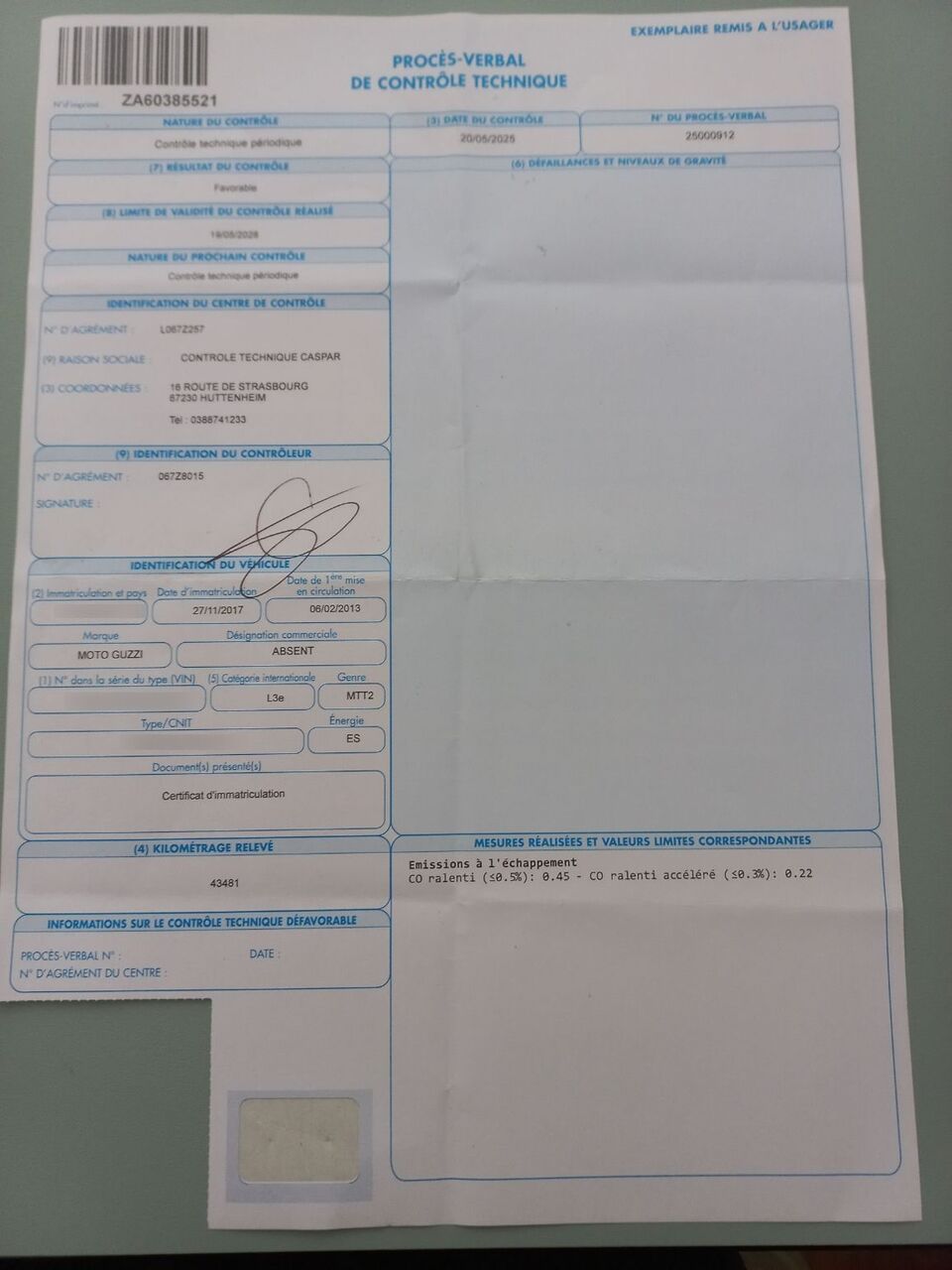 Photo MOTO GUZZI V7 STONE