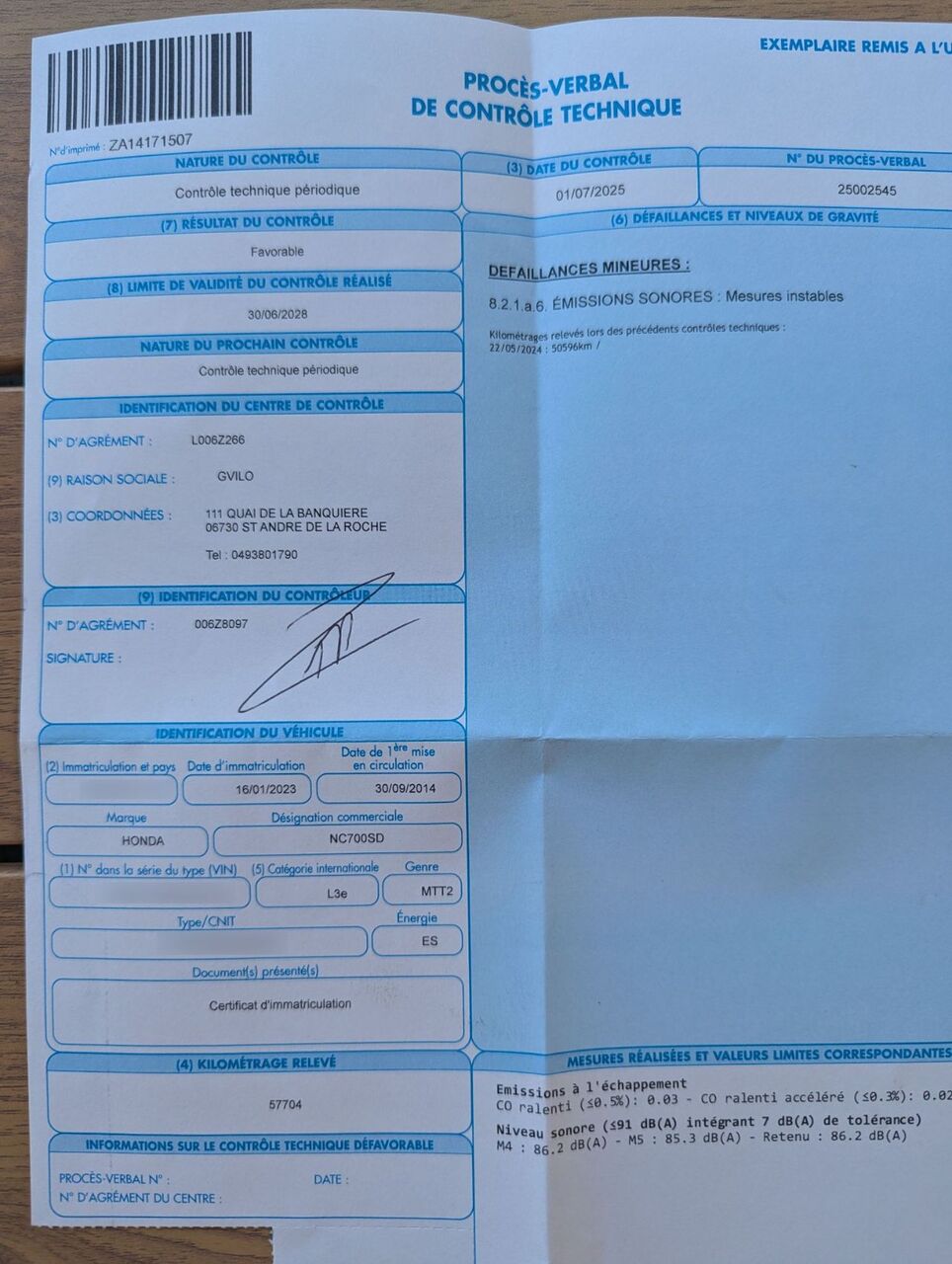 Photo HONDA NC 700 S DCT