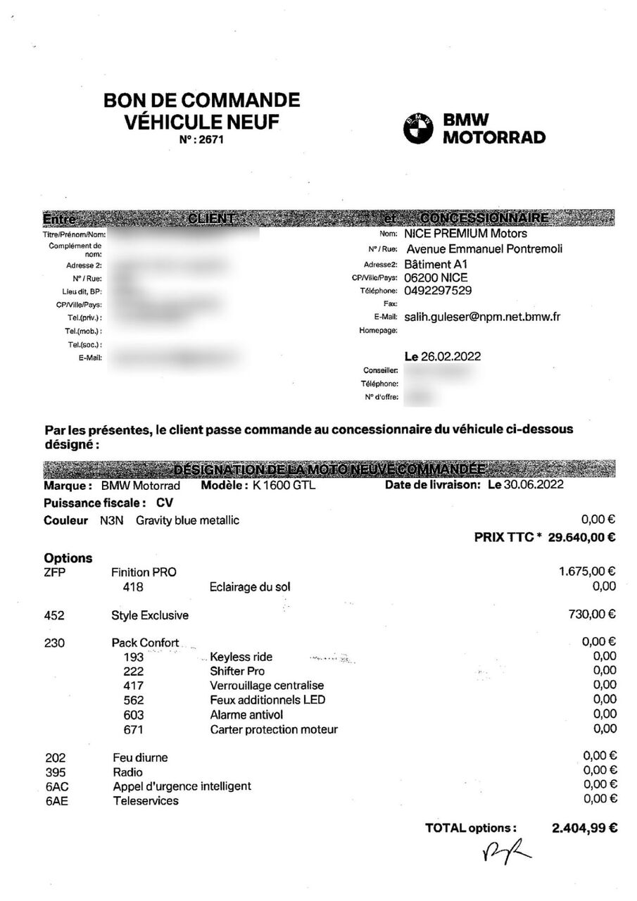 Photo BMW K 1600 GTL