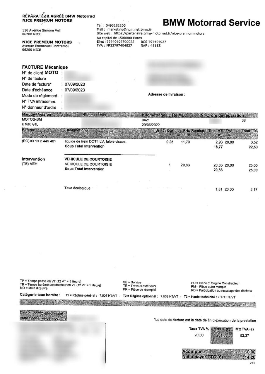 Photo BMW K 1600 GTL