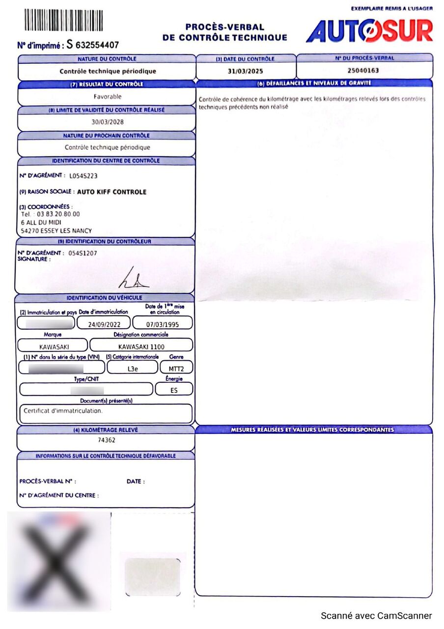 Photo KAWASAKI ZEPHYR 1100