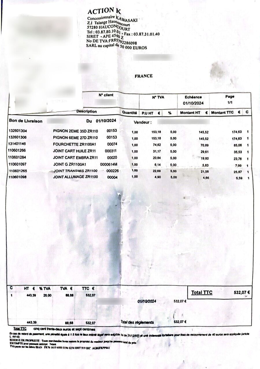Photo KAWASAKI ZEPHYR 1100