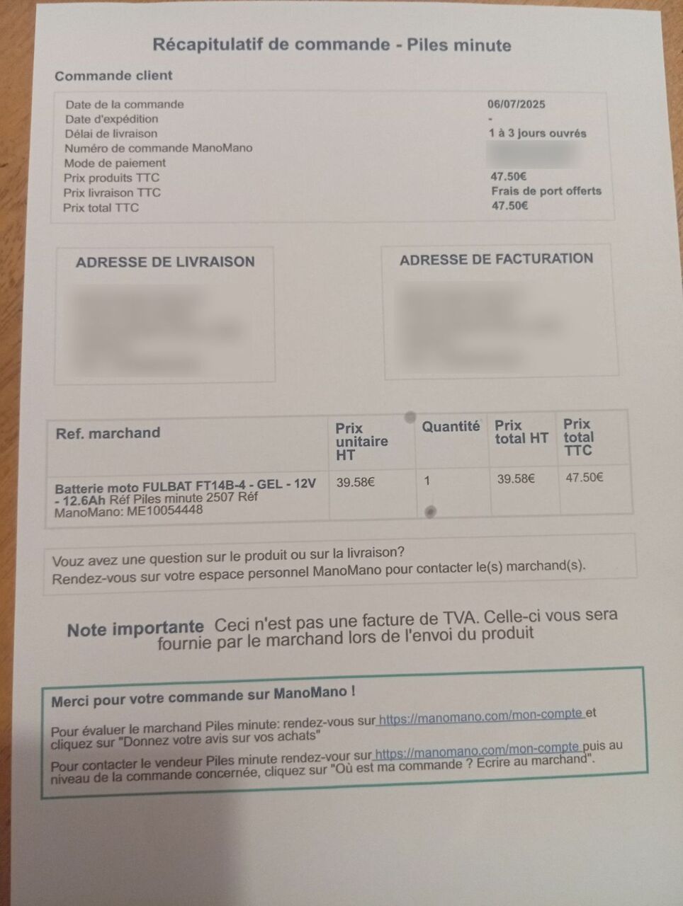 Photo YAMAHA FAZER 1000