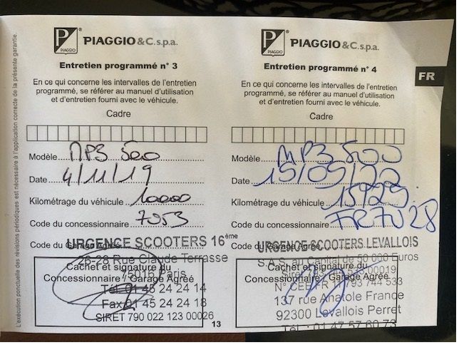 Photo PIAGGIO MP3 500 LT