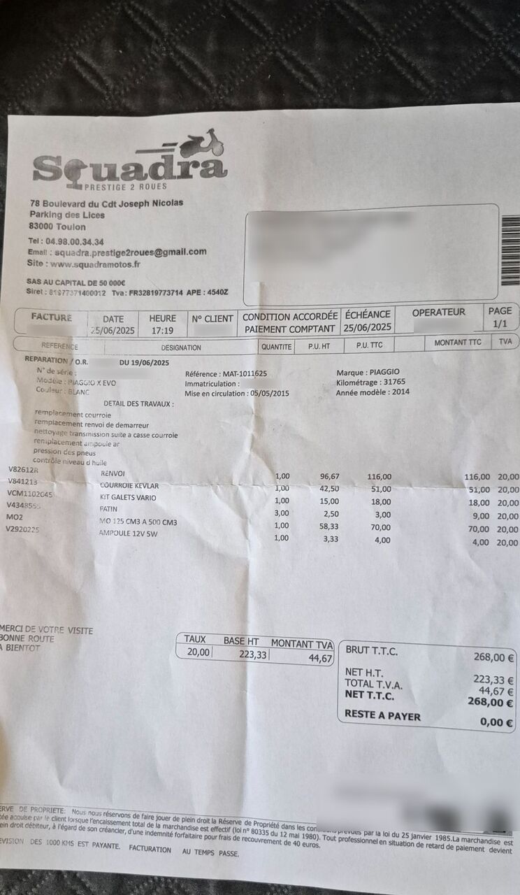 Photo PIAGGIO X EVO 125