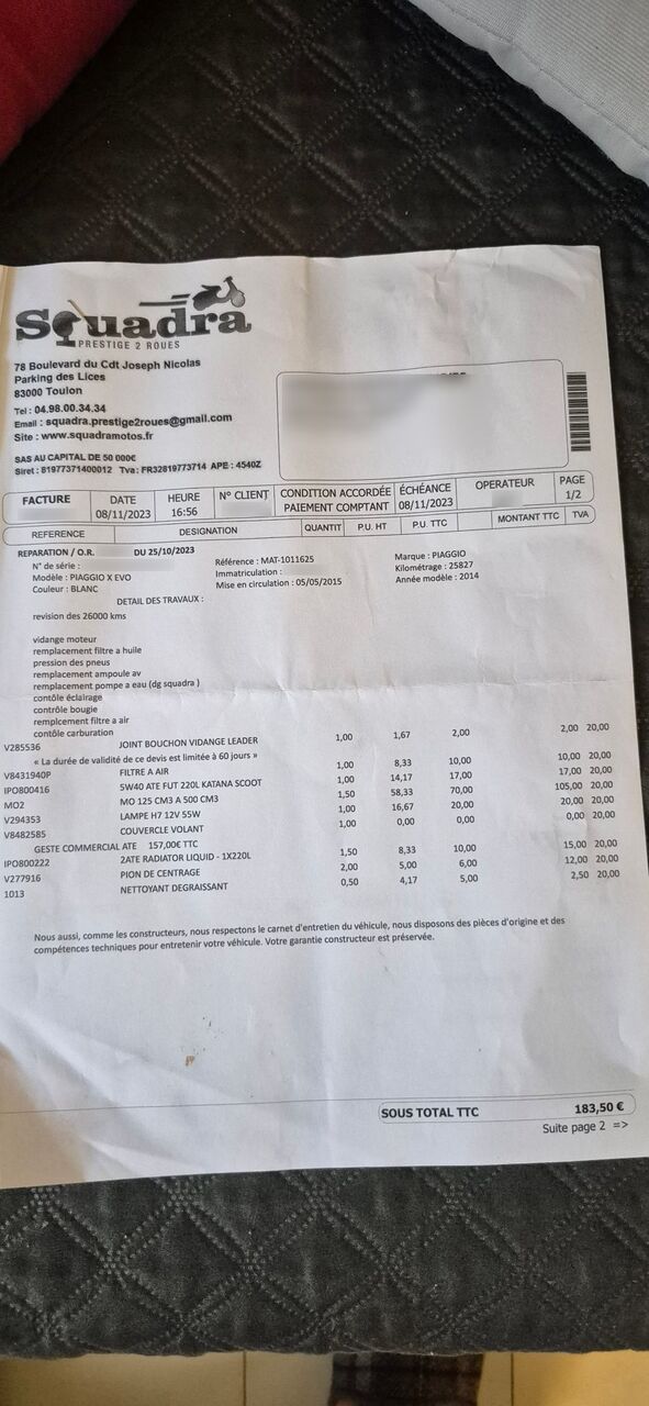 Photo PIAGGIO X EVO 125