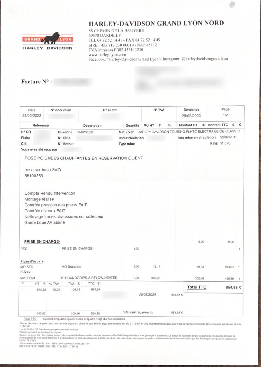 Photo HARLEY DAVIDSON GLIDE