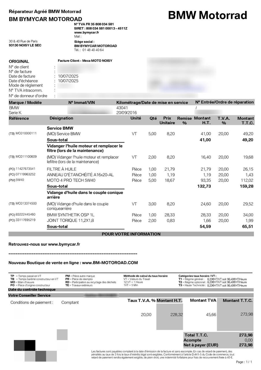 Photo BMW K 1600 GTL