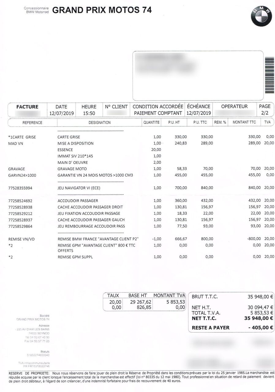 Photo BMW K 1600 GTL