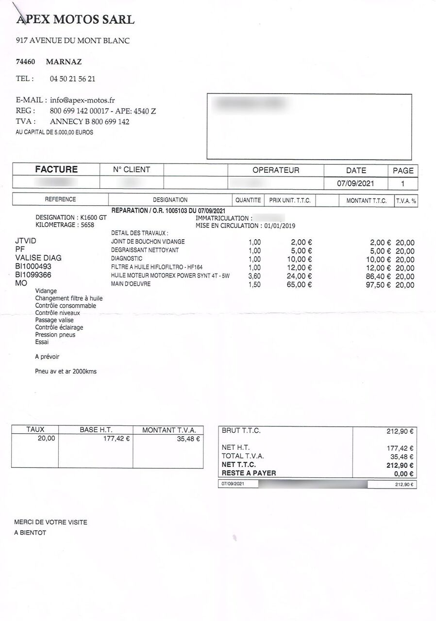 Photo BMW K 1600 GTL