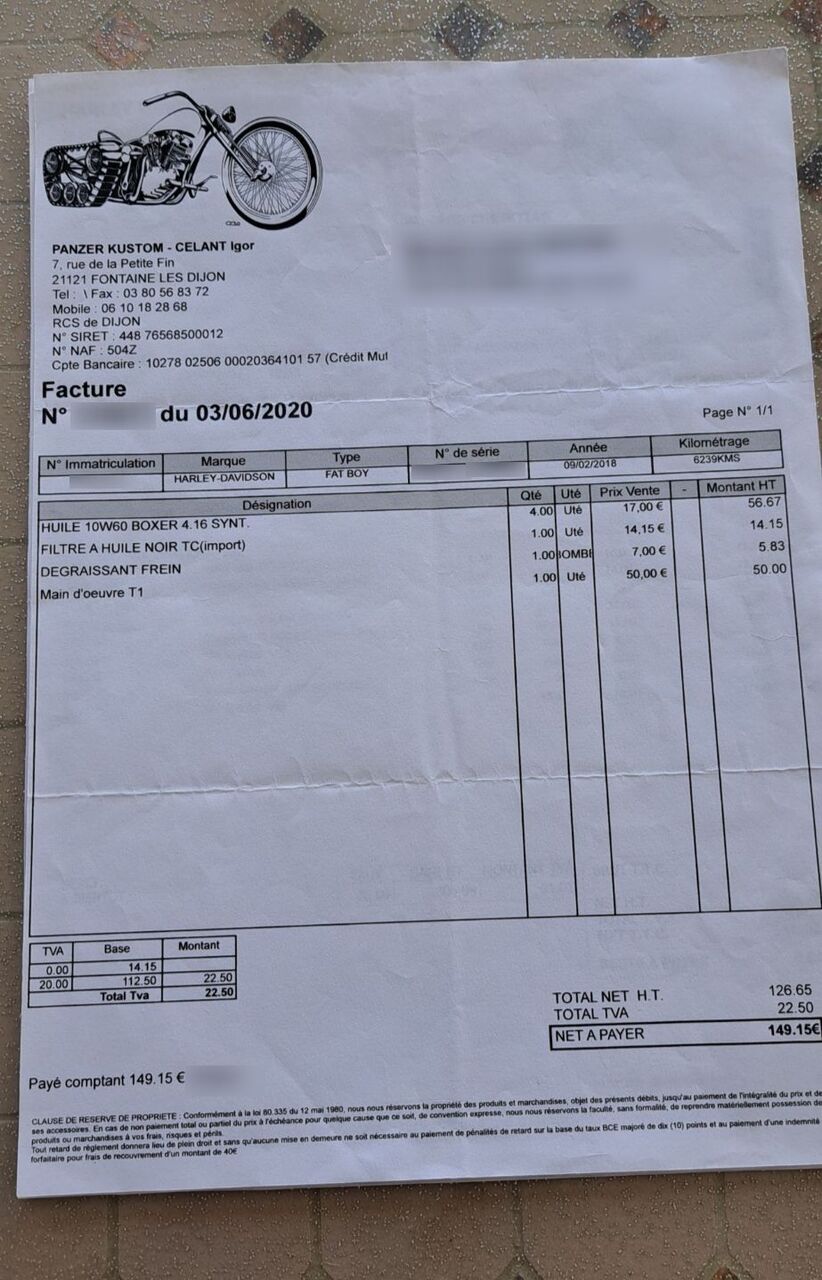 Photo HARLEY DAVIDSON FAT