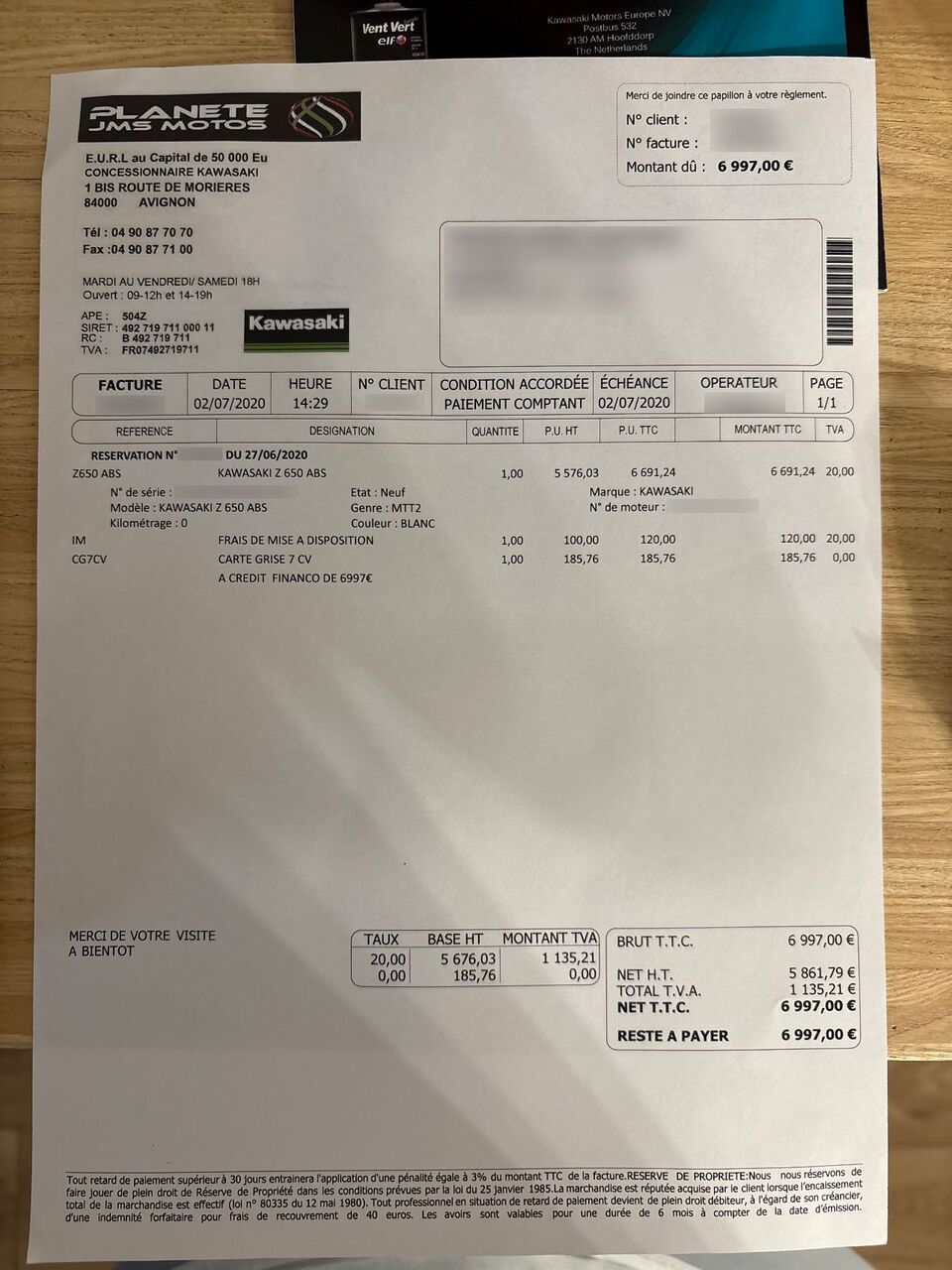 Photo KAWASAKI Z 650 ABS