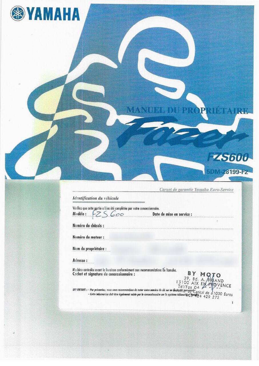 Photo YAMAHA FAZER 600