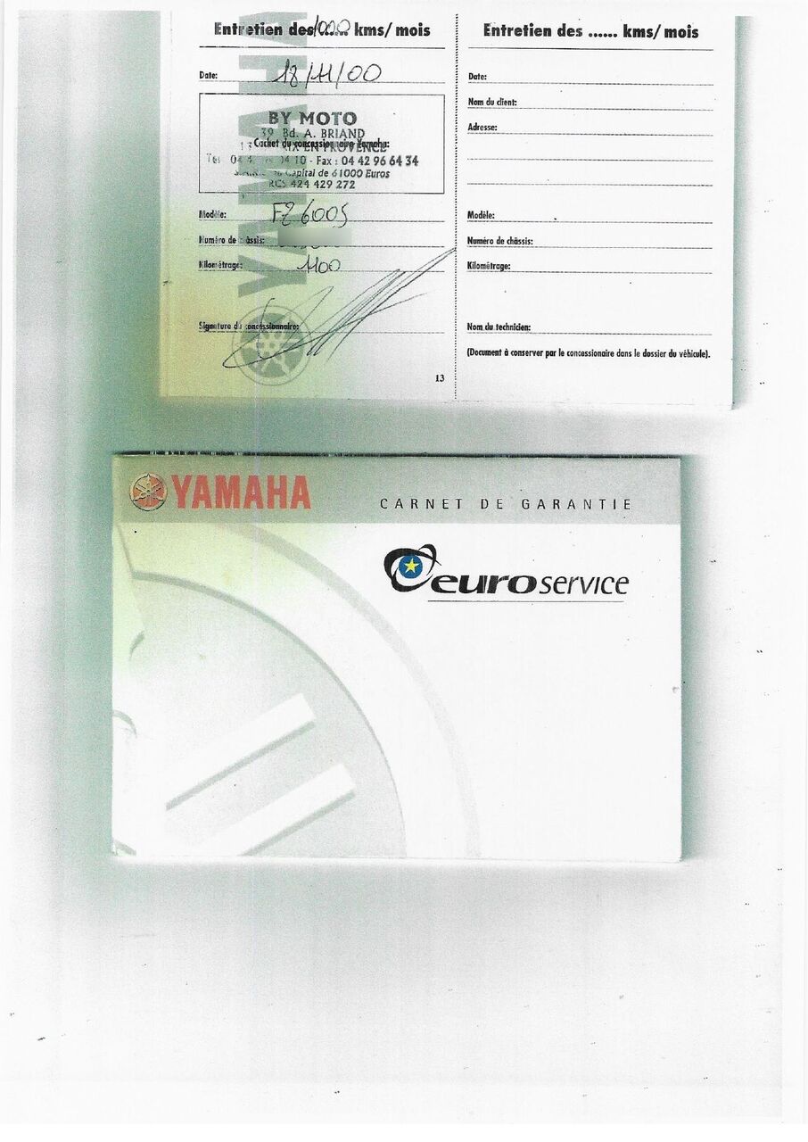 Photo YAMAHA FAZER 600