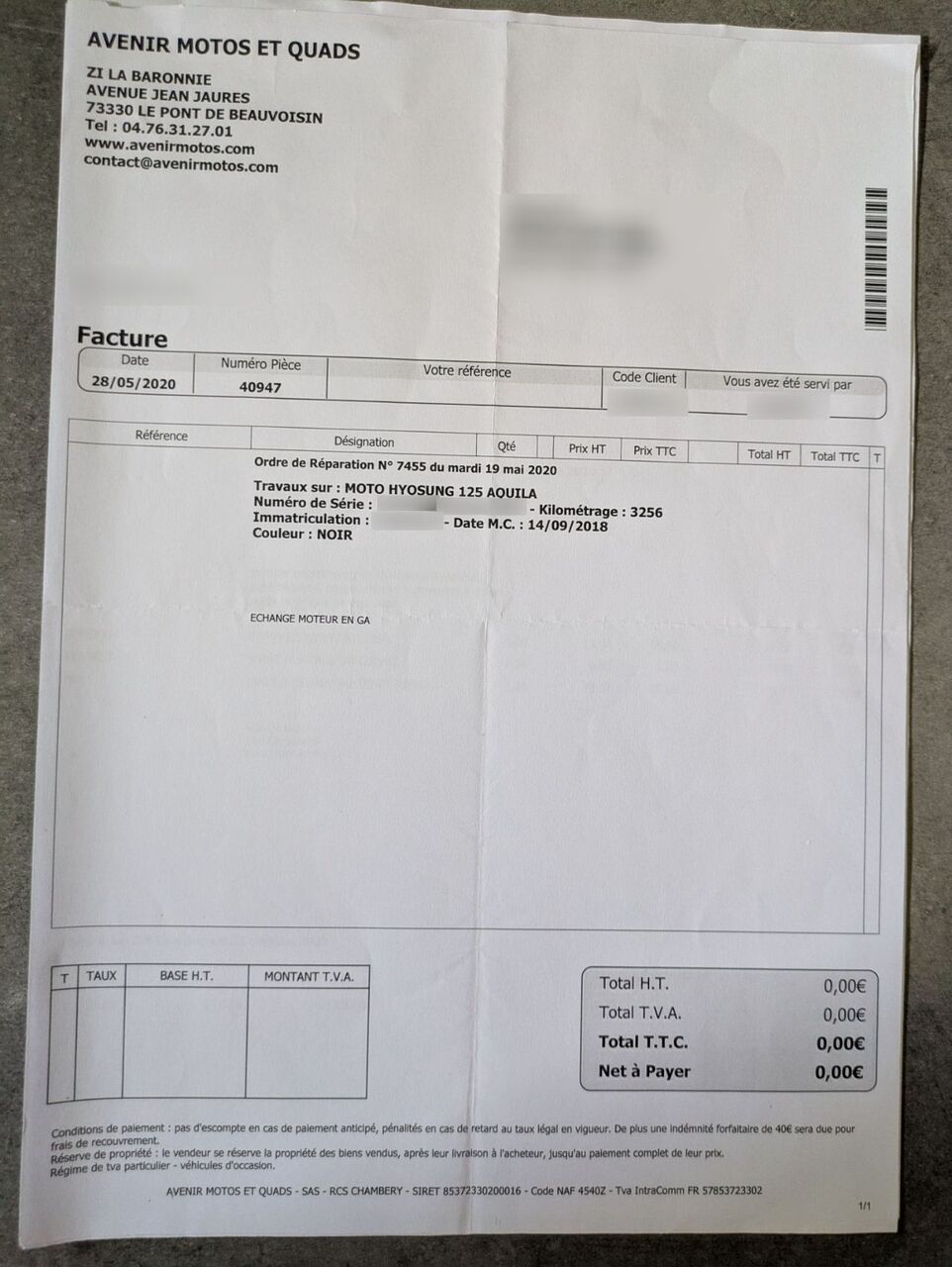 Photo HYOSUNG BOBBER 125