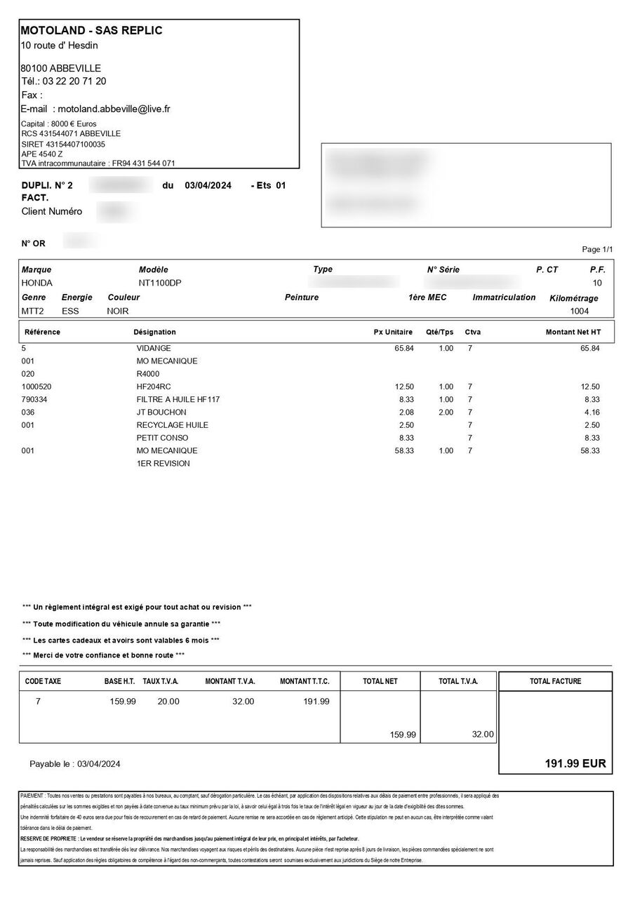 Photo HONDA NT 1100 DCT