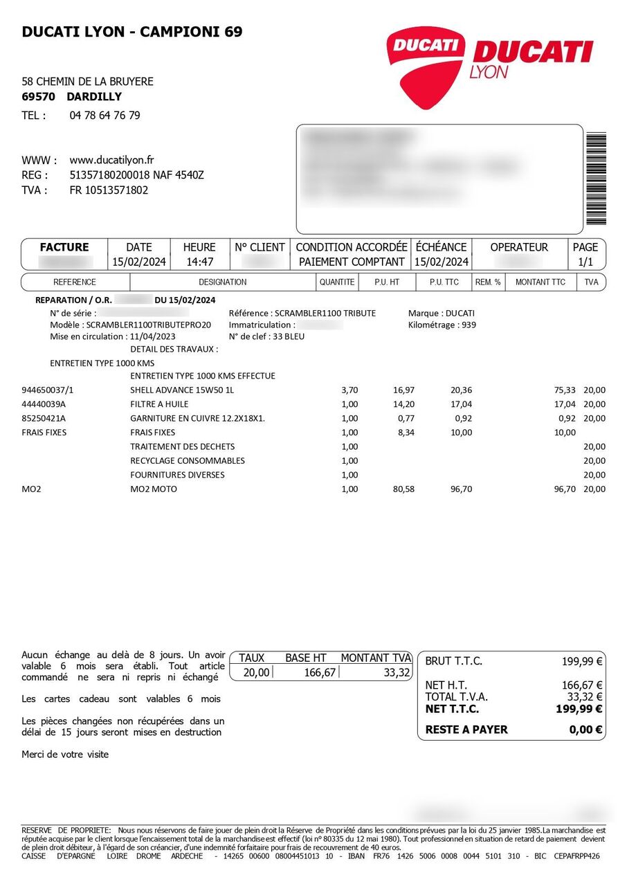 Photo DUCATI SCRAMBLER 1100