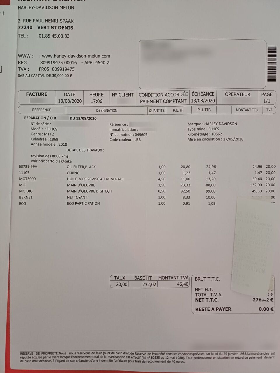 Photo HARLEY DAVIDSON 114