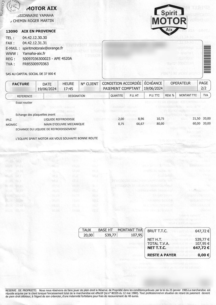 Photo YAMAHA MIDNIGHT STAR