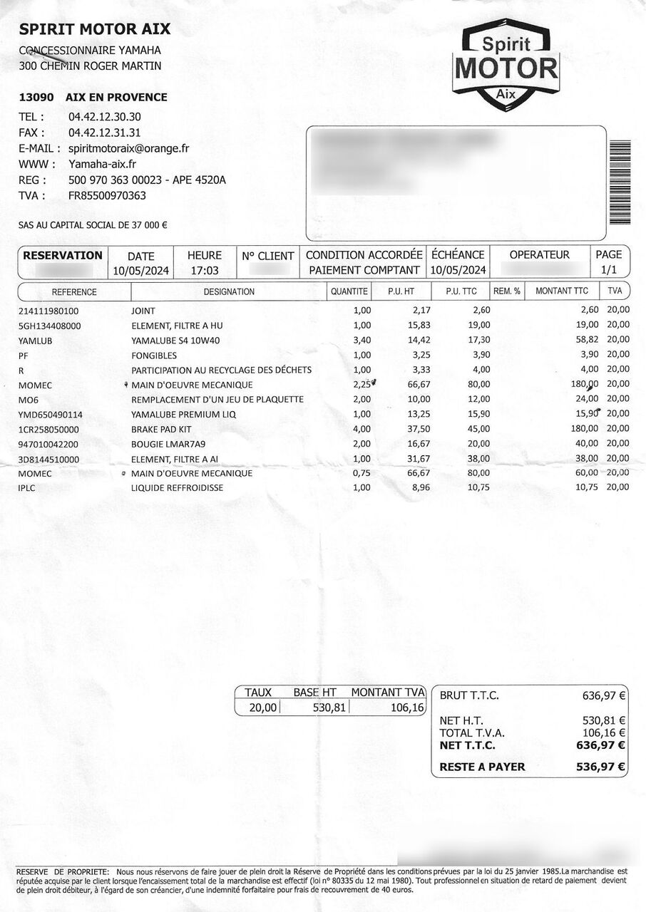 Photo YAMAHA MIDNIGHT STAR