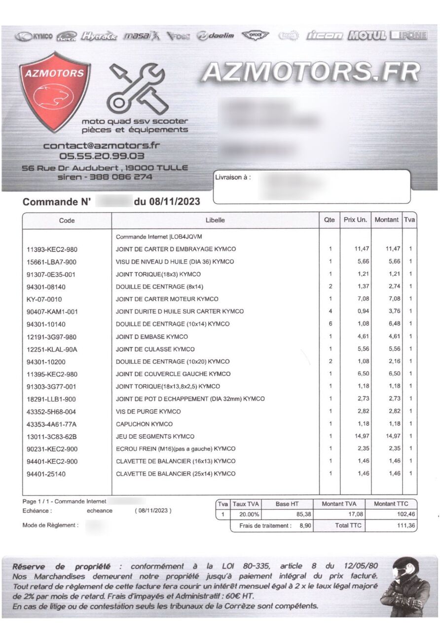 Photo KYMCO ZING 125