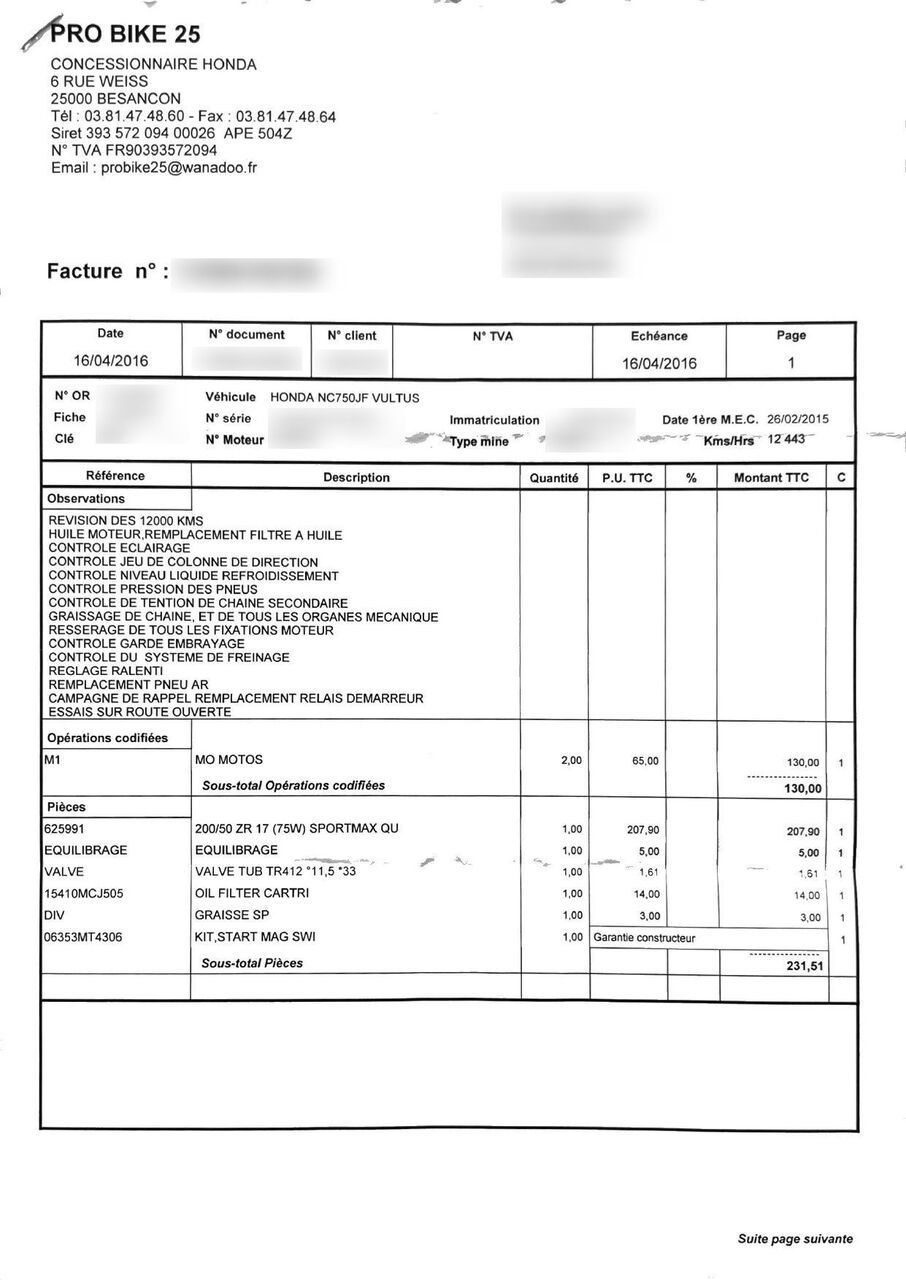Photo HONDA VULTUS 750