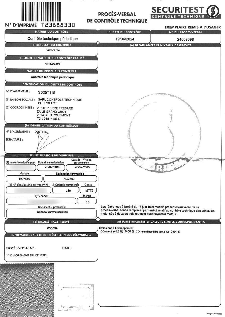 Photo HONDA VULTUS 750