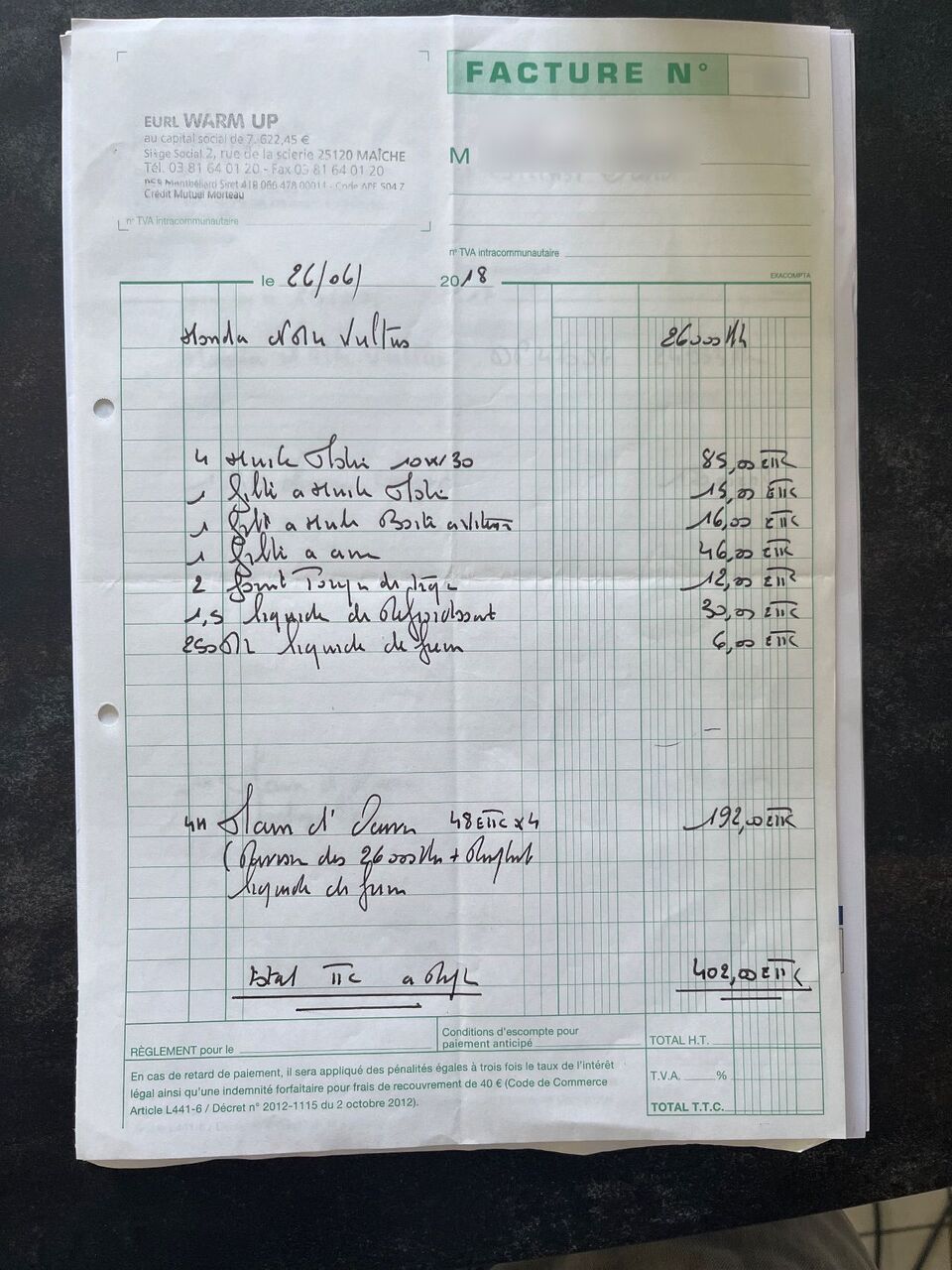 Photo HONDA VULTUS 750