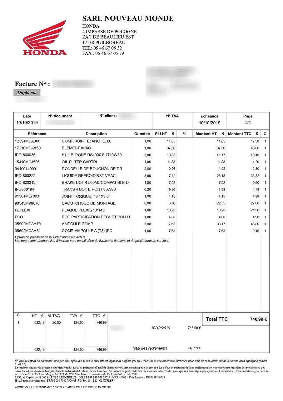 Photo HONDA GOLDWING 1800