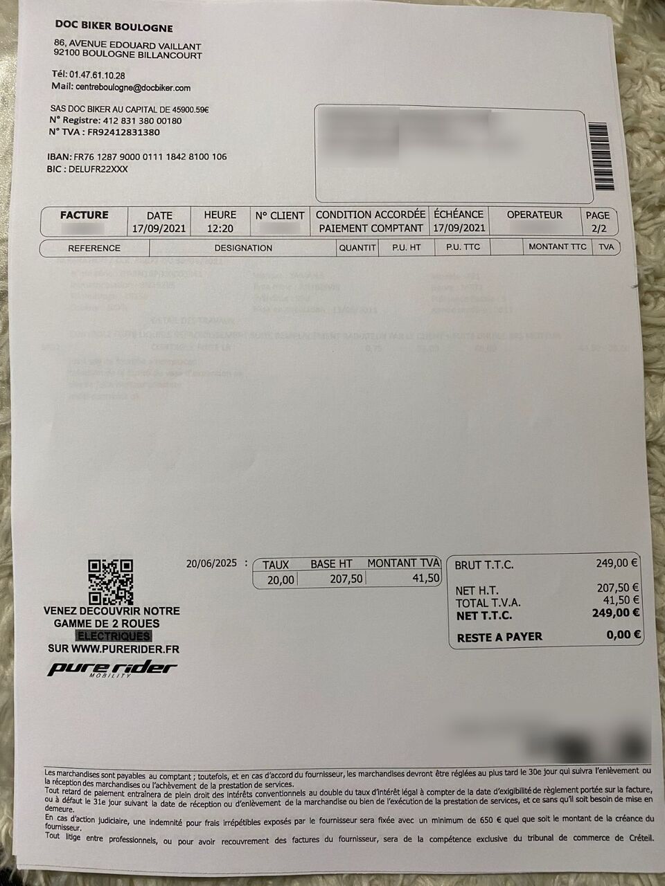 Photo SUZUKI BURGMAN 650