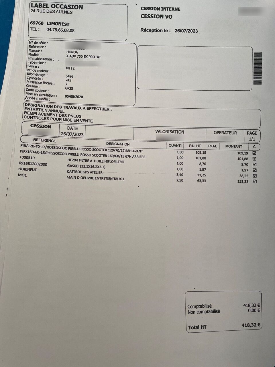 Photo HONDA X-ADV 750