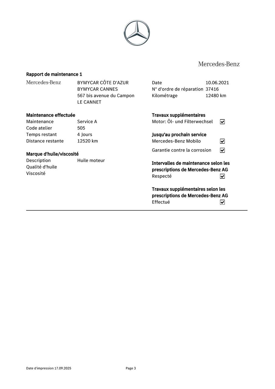 Photo MERCEDES CLA 35 AMG