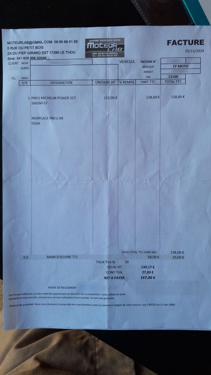 Photo CF MOTO 650 GT ABS