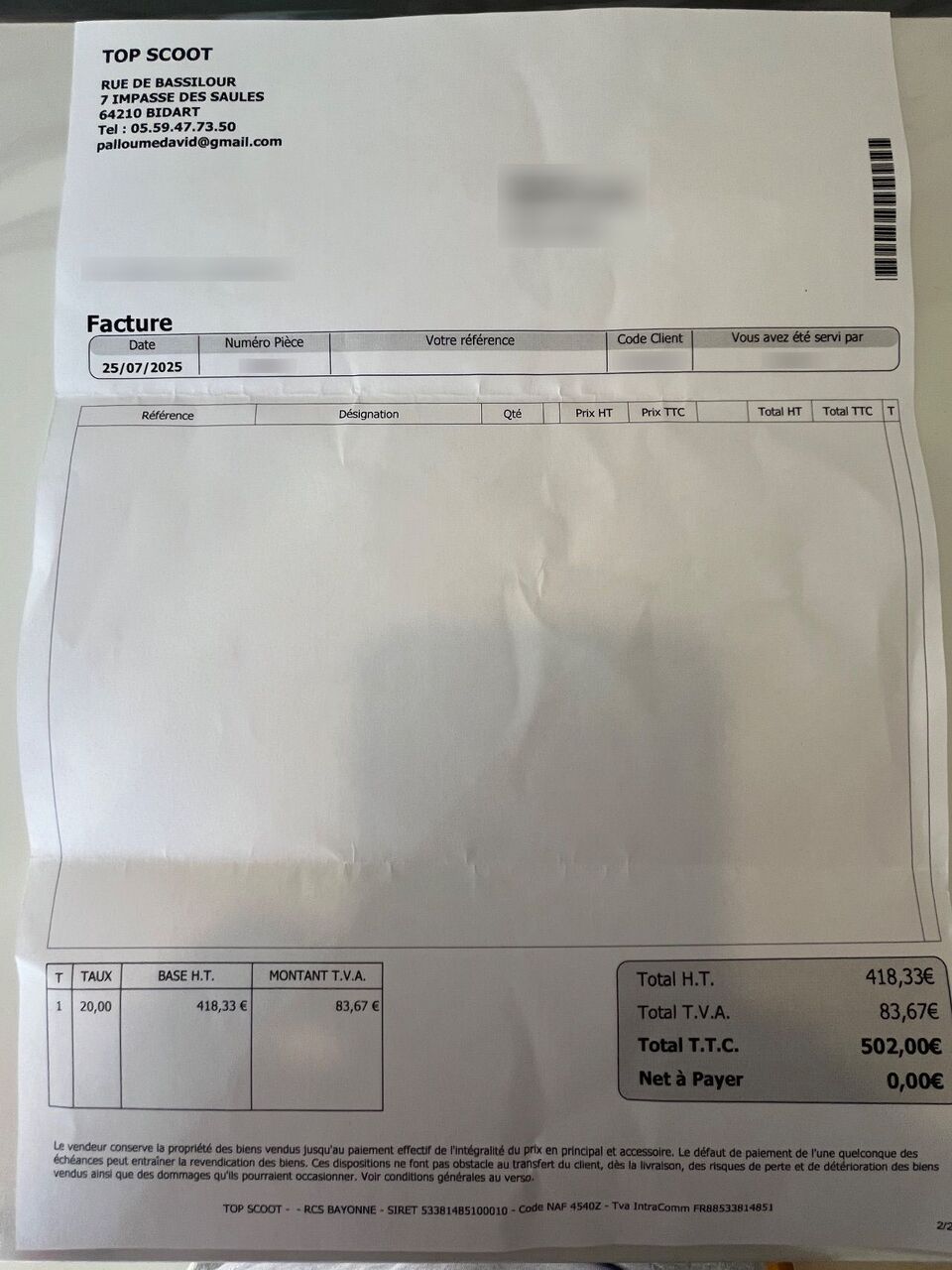 Photo MBK EVOLIS 125